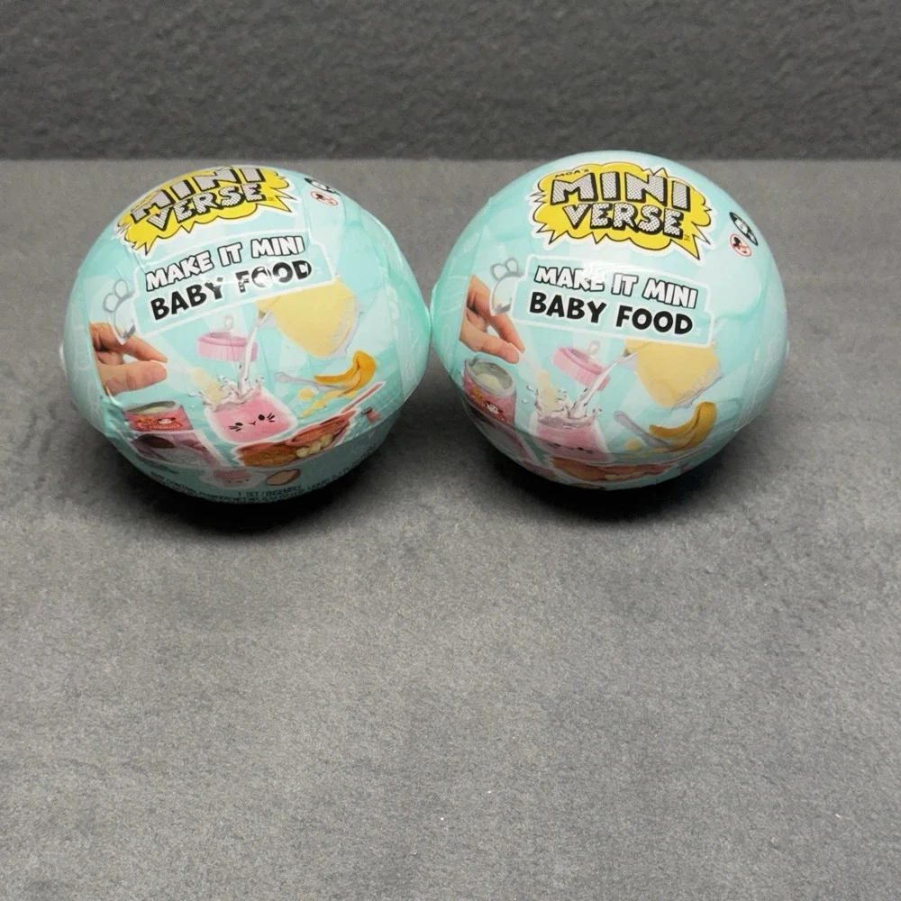 MGA's Miniverse Make It Mini Baby Food Series BRAND NEW UNOPENED Lot Of 2